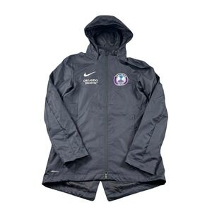 Nike Shield Orlando Pride Windbreaker Jacket Womens Small Black Hooded Full Zip